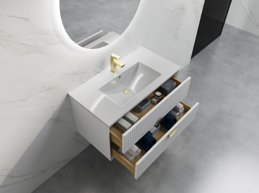 ELVA WALL HUNG Plywood VANITY 900MM