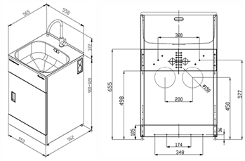 Robinhood Supertub, Stainless Steel Gooseneck Tap