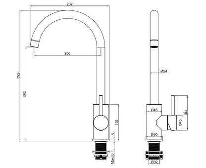 Ciaga Sink Mixer - Lead Free