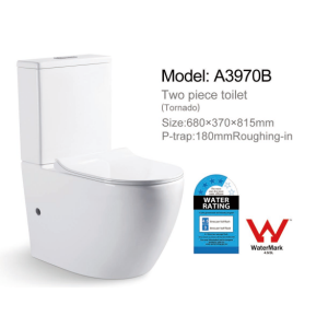  DN3970S Ceremic White Toilet Suite-Back to Wall Whirlpool Two Piece Toilets
