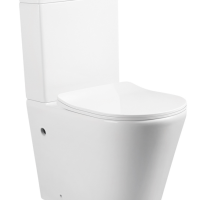  DN8380C Ceramic White Toilet Suite-Back to wall Rimless Two Piece Toilets