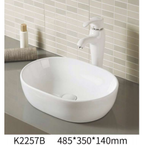 Counter top Ceramic Basin K2257B (without overflow)