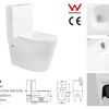 DN-Ciaga Ceramic White Toilet Suite-Back to wall Whirlpool Two Piece Toilets