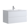 DNW 900 GLOSSY WHITE Wall Hung Plywood VANITY