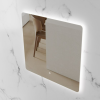 BIANCA 600/750/900/1200/1500mm RECTANGLE LED Mirror with Demister Backlit Touch Switch 3 Colours Lighting Frameless