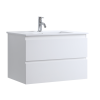 DNW 750 GLOSSY WHITE Wall Hung Plywood VANITY