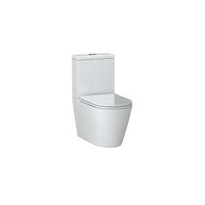 DN390SA Ceramic White Toilet Suite-Back to wall Rimless Two Piece Toilets